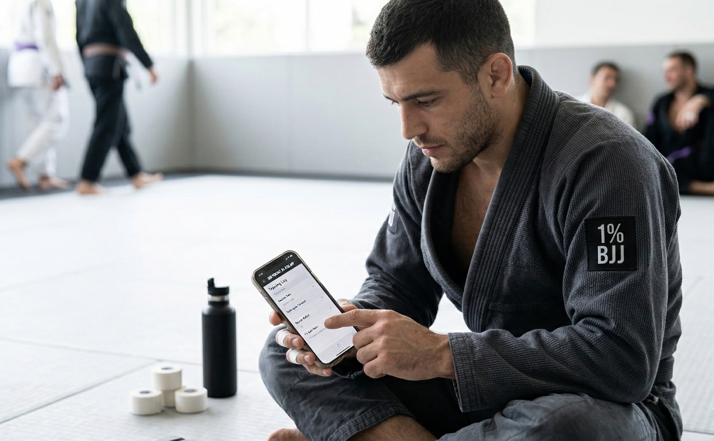 Jiu Jitsu practitioner developing a Data-Driven Habit