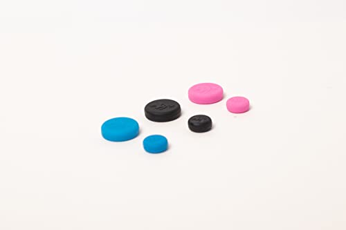 CauliBuds™ Cauliflower Ear Magnets - Premium Silicone Magnet Compression Kit for Cauliflower Ear Prevention & Treatment in BJJ, Wrestling, MMA, & Rugby - Minimize Ear Draining (Black)