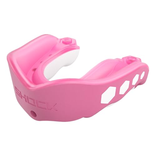 Shock Doctor Mouth Guard Sports, Hockey, Lacrosse, Baseball, Wrestling Moutguard, Gel Max Heavy Duty Protection & Custom Fit, Football Mouth Guard with Strap, Adult & Youth Mouthguard