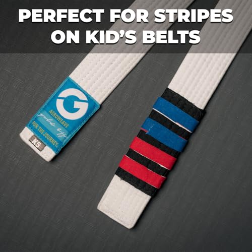 Gold BJJ Jiu Jitsu Tape - Strong Athletic Finger Tape, 1/2" x 30' - Protect Fingers and Toes in MMA, Judo, Wrestling, Martial Arts, Rock Climbing