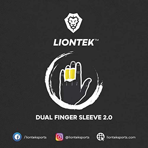 LIONTEK BJJ Double Finger Sleeve Tape Replacement (Medium)