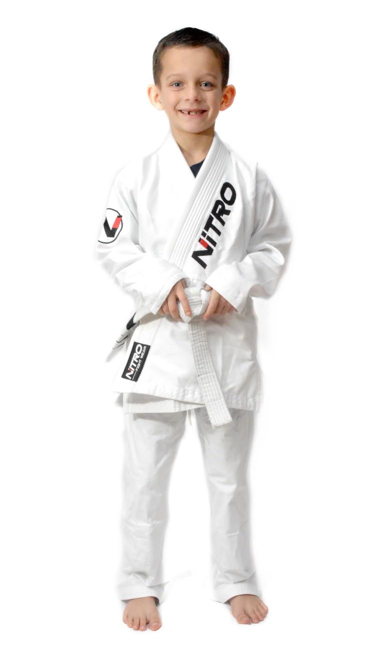 Kids Evolution Brazilian Jiu Jitsu Gi | Lightweight | IBJJF Approved Kids BJJ Gi (Belt not included)