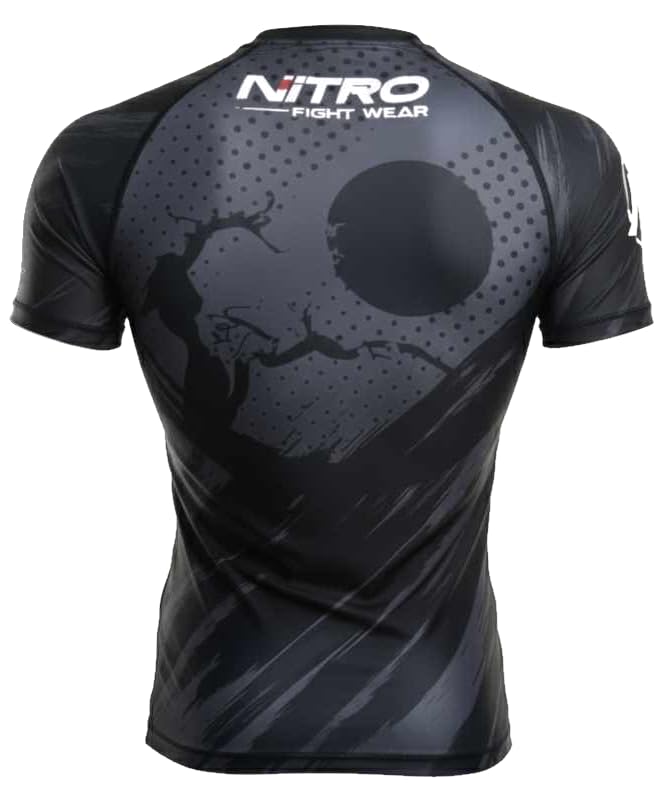 Brazilian Jiu Jitsu Rash Guard - MMA Rashguard Grappling BJJ Compression Shirt