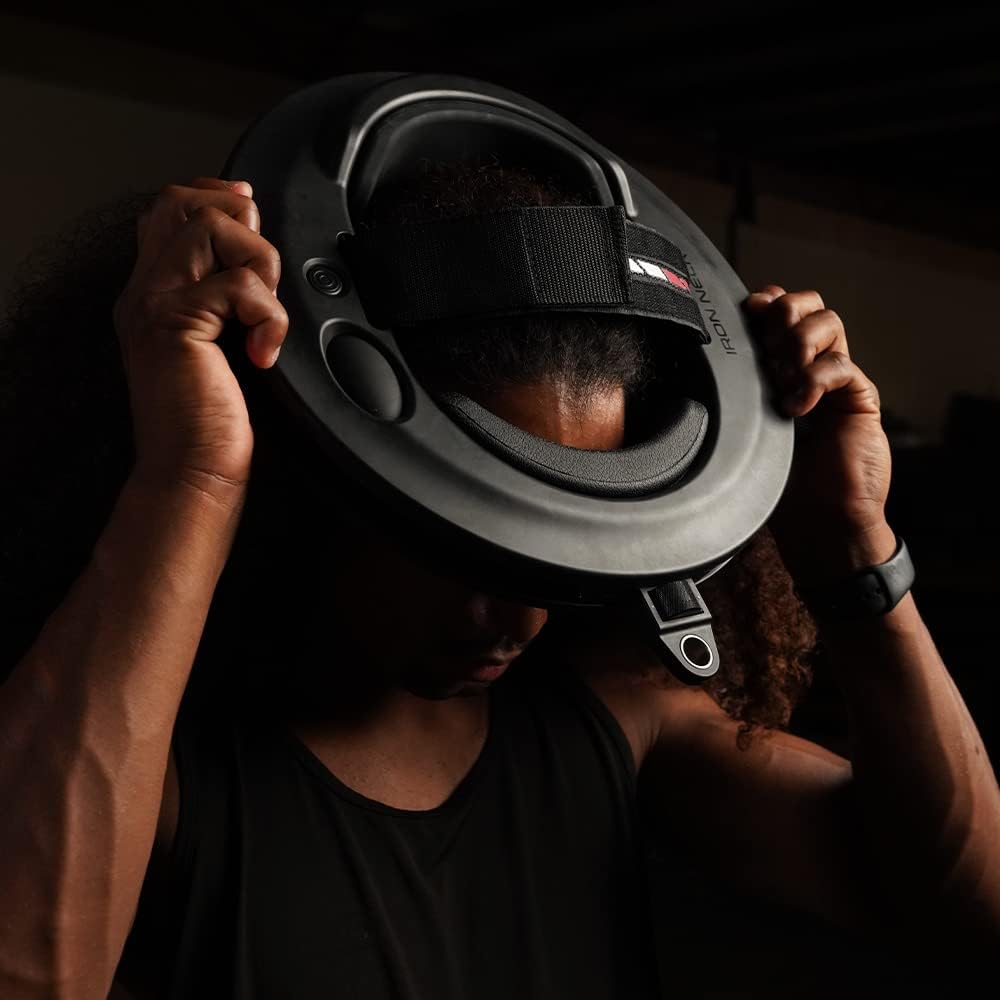 Iron Neck - Advanced Neck Trainer, Strengthener, Exerciser, & Rehabilitation Device to Relieve Pain & Improve Posture - Workout & Strength Training Equipment, Home Gym Accessories for Men