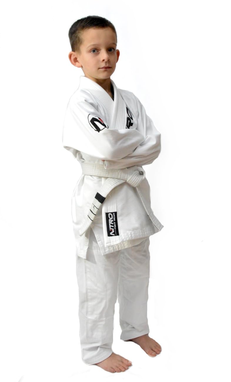 Kids Evolution Brazilian Jiu Jitsu Gi | Lightweight | IBJJF Approved Kids BJJ Gi (Belt not included)