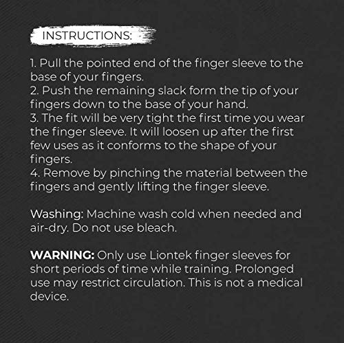 LIONTEK BJJ Double Finger Sleeve Tape Replacement (Medium)