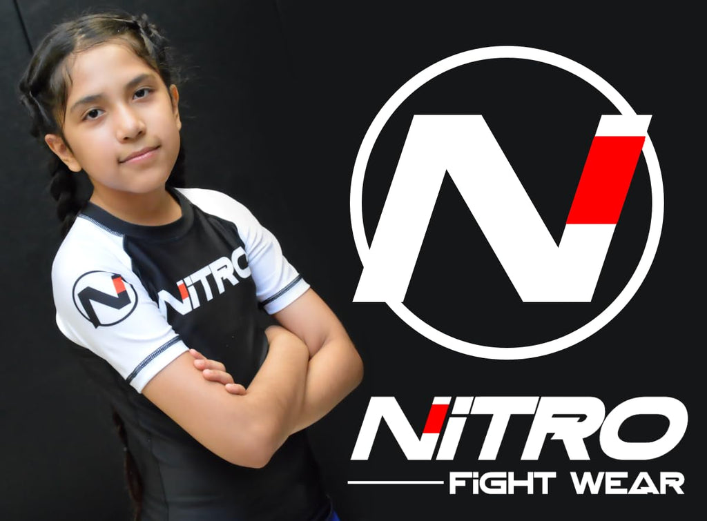 Kids BJJ Rash Guard - Brazilian Jiu Jitsu MMA Compression Shirt - Short Sleeve Rashguard