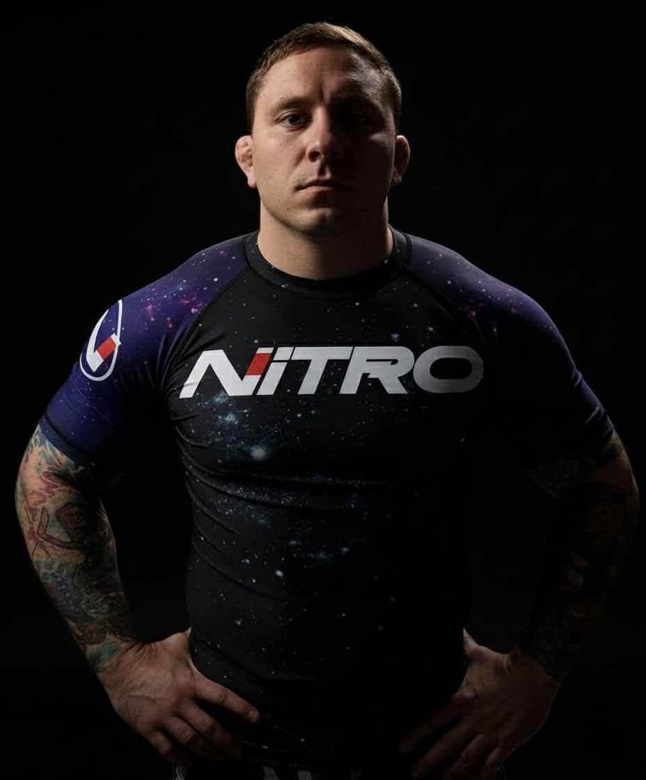 Brazilian Jiu Jitsu Rash Guard - MMA Rashguard Grappling BJJ Compression Shirt