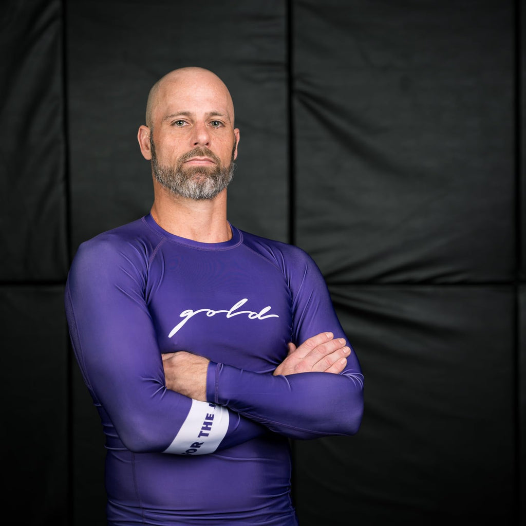 Speedwagon Foundation Rash Guard Gold BJJ Foundation Rash Guard - Ranked No-Gi and Gi Jiu Jitsu Rashgua ...