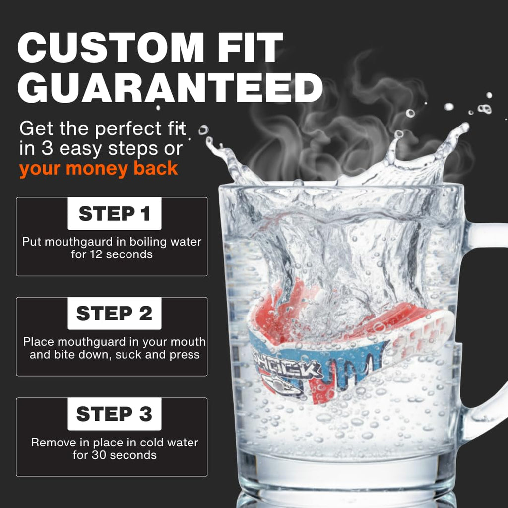 Shock Doctor, Gel Max Power Flavor Mouth Guard, Football, Lacrosse, Hockey, MMA, Boxing, Youth & Adult