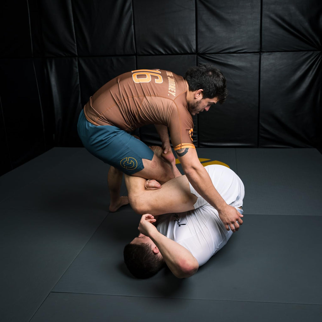 Gold BJJ Airflex Jiu Jitsu Shorts - Fight Short for No Gi, Wrestling, MMA & Boxing