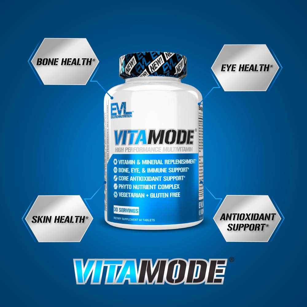 EVL Advanced Daily Multivitamin - Men's Multivitamin with Essential Minerals Phytonutrient Complex and VitaMode Active Mens Vitamins for Energy with Lycopene for Muscle Bone and Immune Support