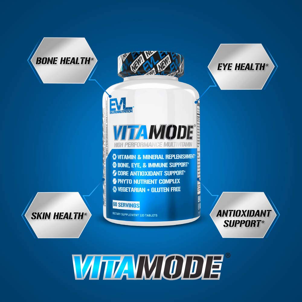 EVL Advanced Daily Multivitamin - Men's Multivitamin with Essential Minerals Phytonutrient Complex and VitaMode Active Mens Vitamins for Energy with Lycopene for Muscle Bone and Immune Support