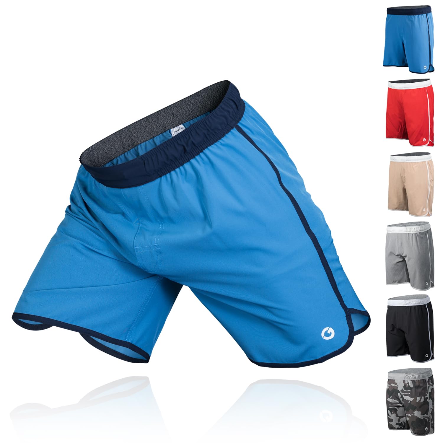 Gold BJJ Pacific Short - No-Gi Jiu Jitsu Fight Shorts