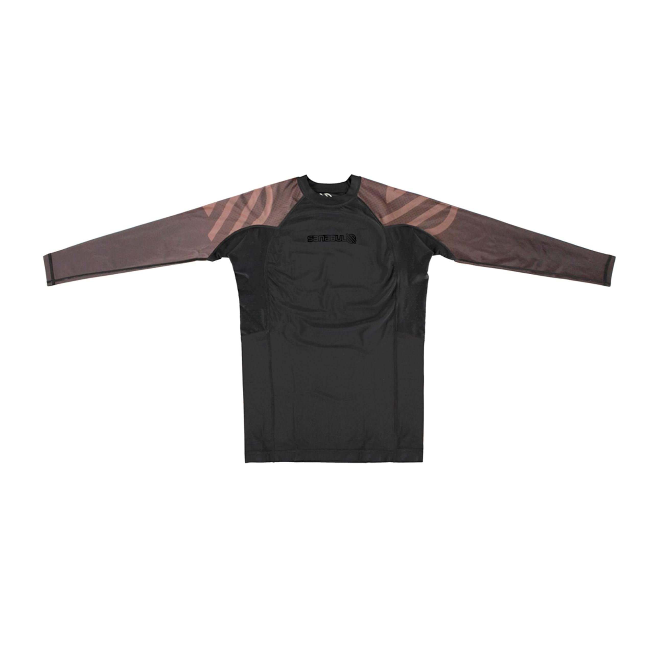 Sanabul Essential Long Sleeve Compression Training Rash Guard for MMA BJJ Wrestling Grappling and No Gi Jiu Jitsu rashguard