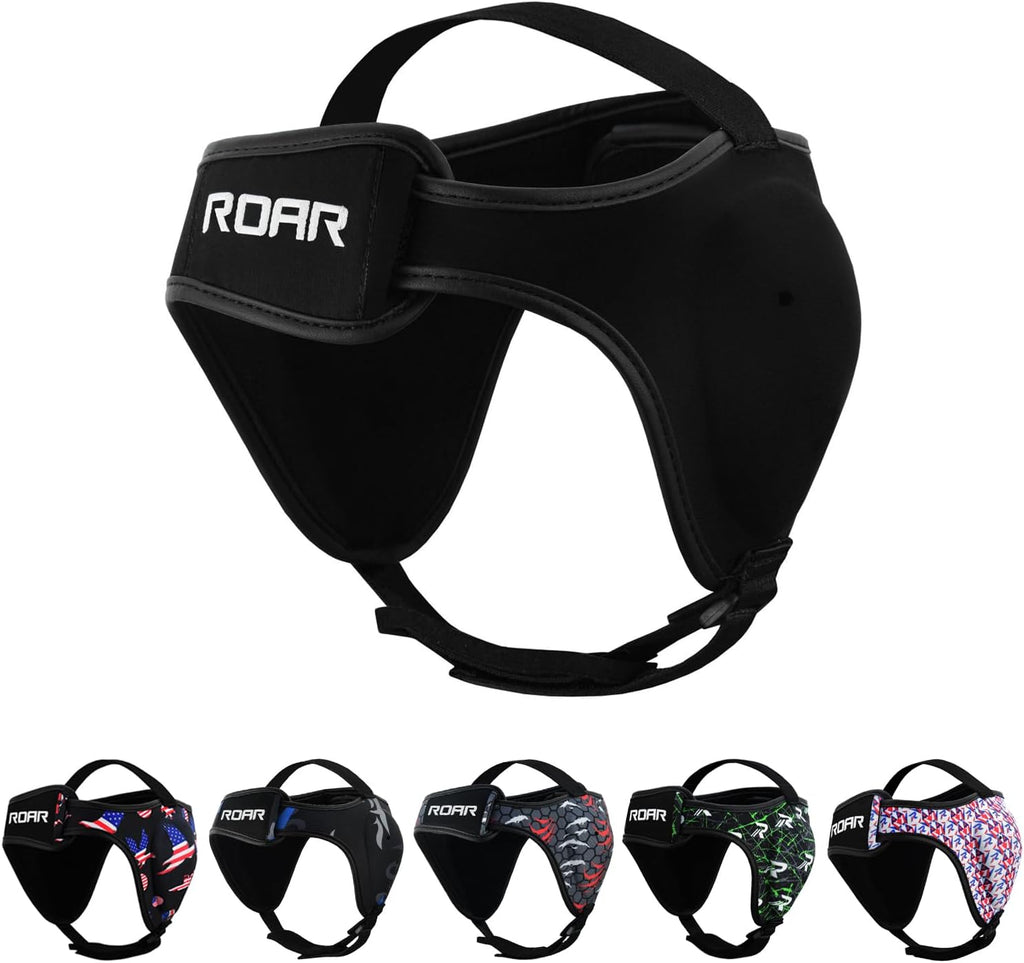 ROAR-INT Wrestling Headgear Men BJJ Ear Guard Protection MMA Grappling Cauliflower Helmet
