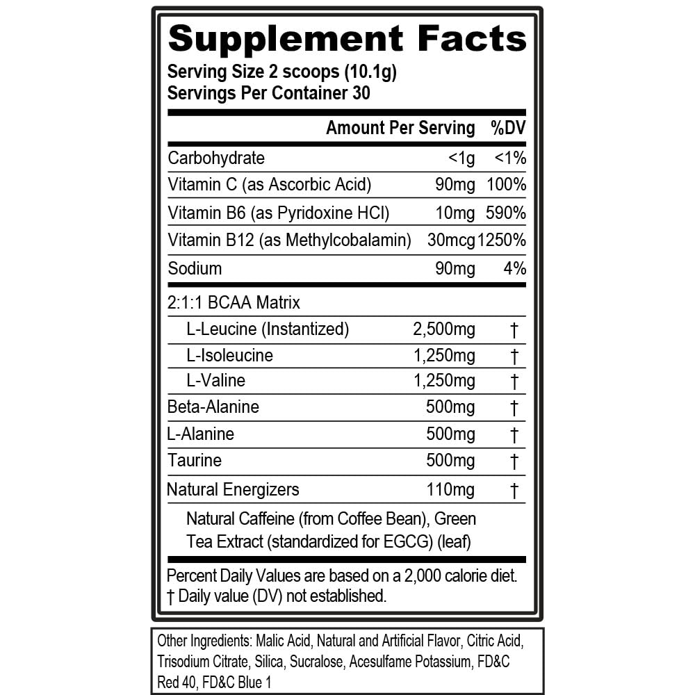 EVL BCAAs Amino Acids Powder - BCAA Energy Pre Workout Powder for Muscle Recovery Lean Growth and Endurance - Rehydrating Post Workout Recovery Drink with Natural Caffeine - Pink Lemonade