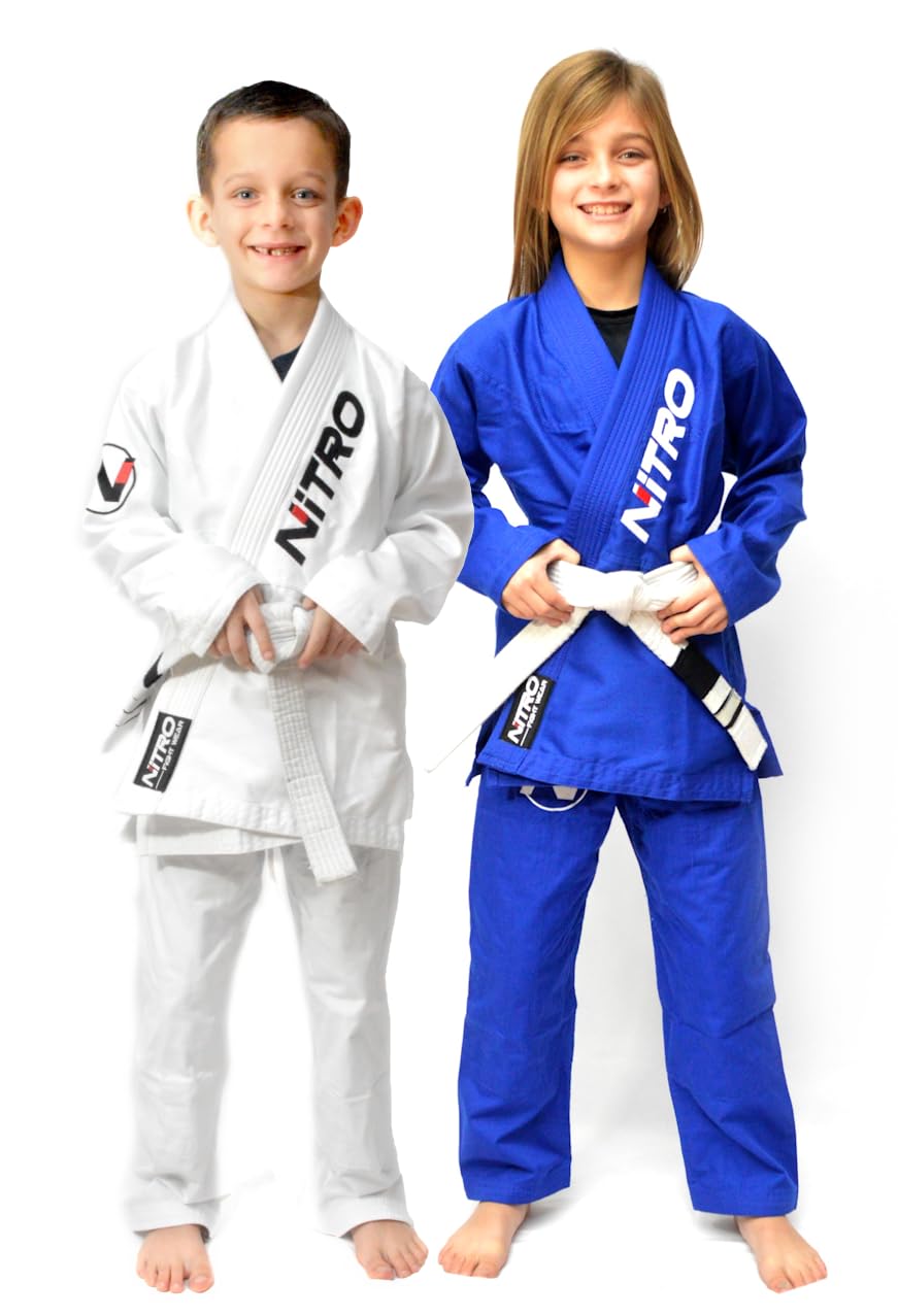 Kids Evolution Brazilian Jiu Jitsu Gi | Lightweight | IBJJF Approved Kids BJJ Gi (Belt not included)