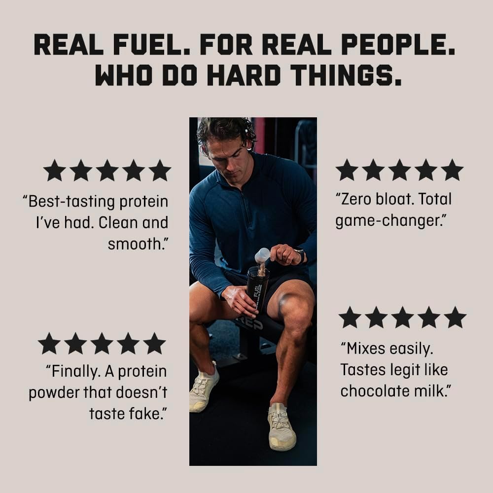 Jocko Fuel Mölk Whey Protein Powder 22g Protein - Low Sugar Monk Fruit Blend - Muscle Recovery & Growth, Packaging May Vary (28 Servings, Vanilla Milkshake)