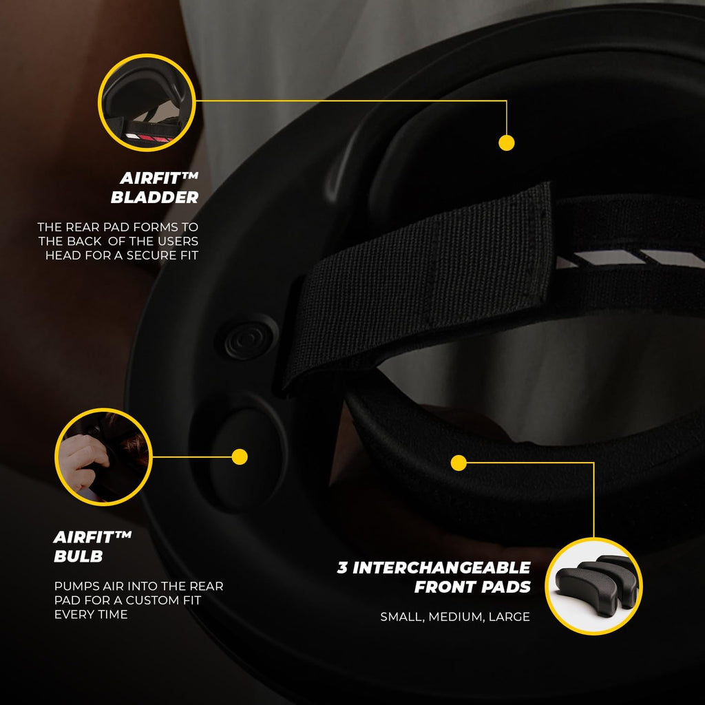 Iron Neck - Advanced Neck Trainer, Strengthener, Exerciser, & Rehabilitation Device to Relieve Pain & Improve Posture - Workout & Strength Training Equipment, Home Gym Accessories for Men