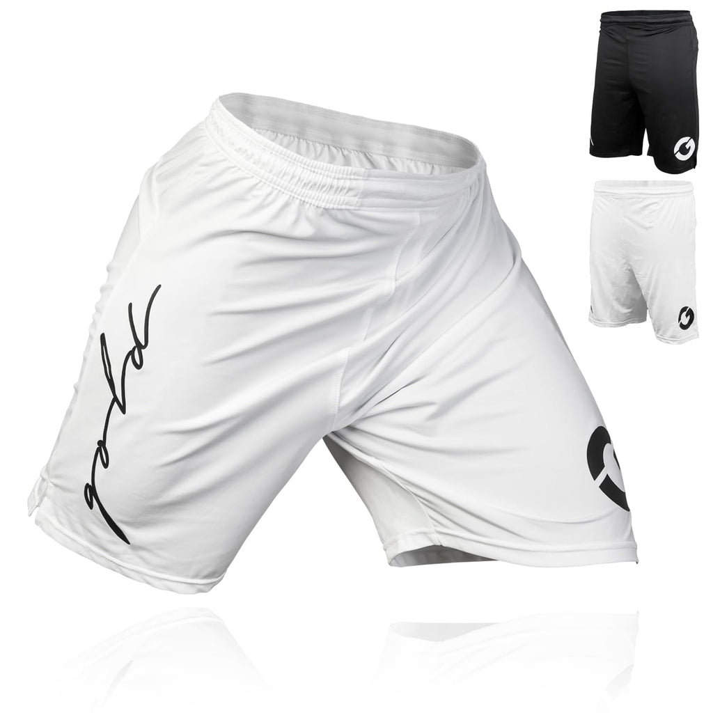 Gold BJJ Jiu Jitsu Shorts - IBJJF Approved No Gi Fight Short - for Grappling, MMA, Wrestling, Muay Thai & Boxing