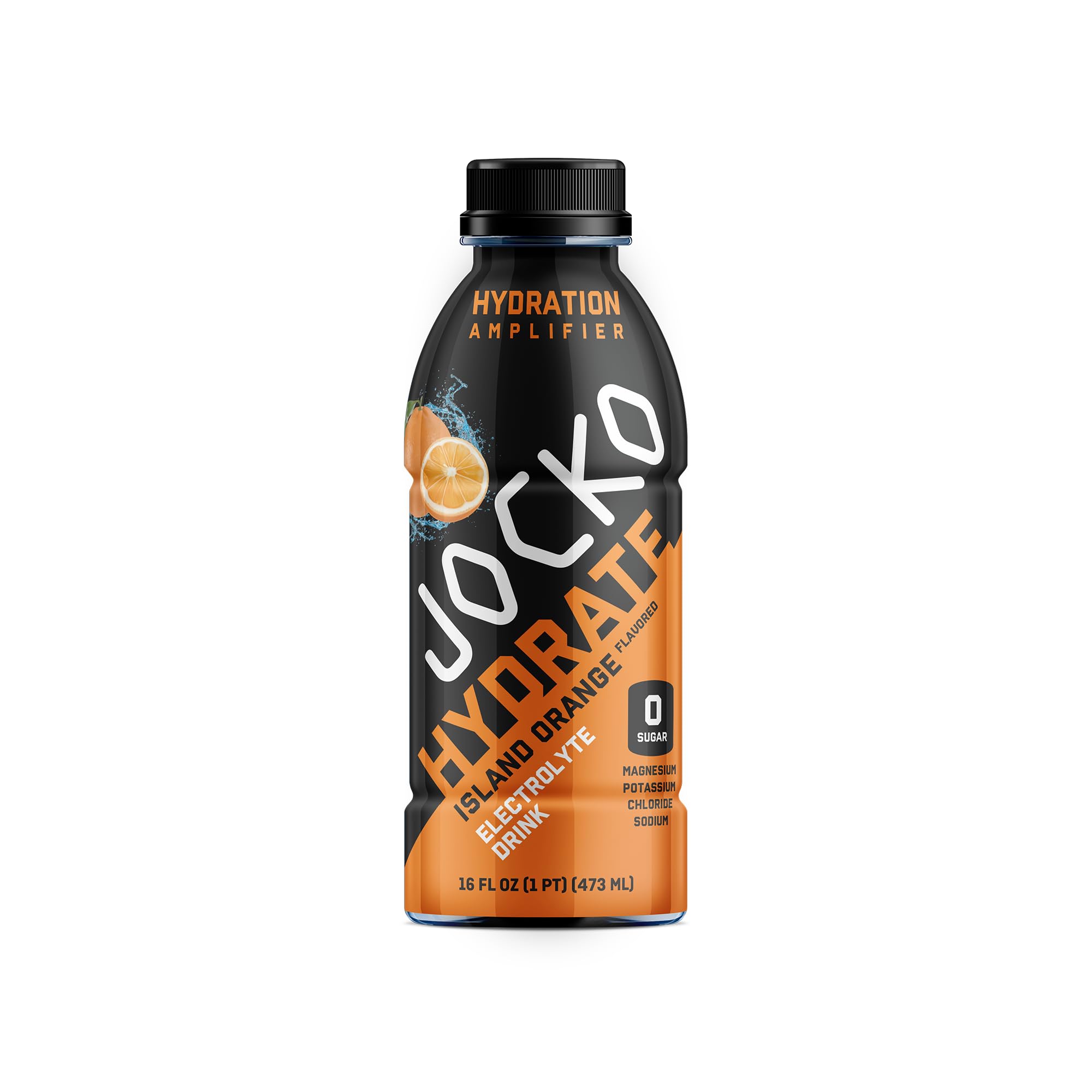 Jocko Fuel Hydrate Electrolyte Drinks - Sports Drink Hydration Amplifier, Thirst Quencher - Scientifically Formulated Electrolyte Blend Fruit Punch Flavor 16 Oz (12 Pack)