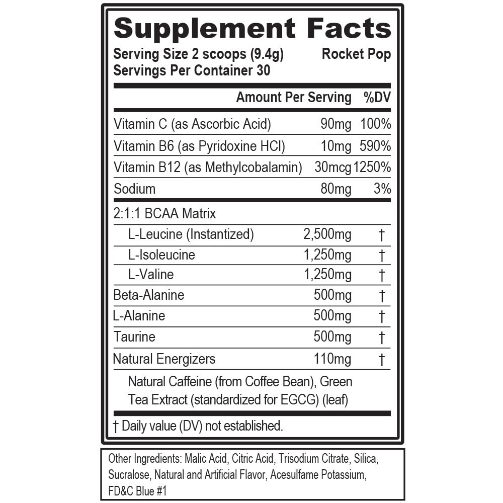 EVL BCAAs Amino Acids Powder - BCAA Energy Pre Workout Powder for Muscle Recovery Lean Growth and Endurance - Rehydrating Post Workout Recovery Drink with Natural Caffeine - Pink Lemonade