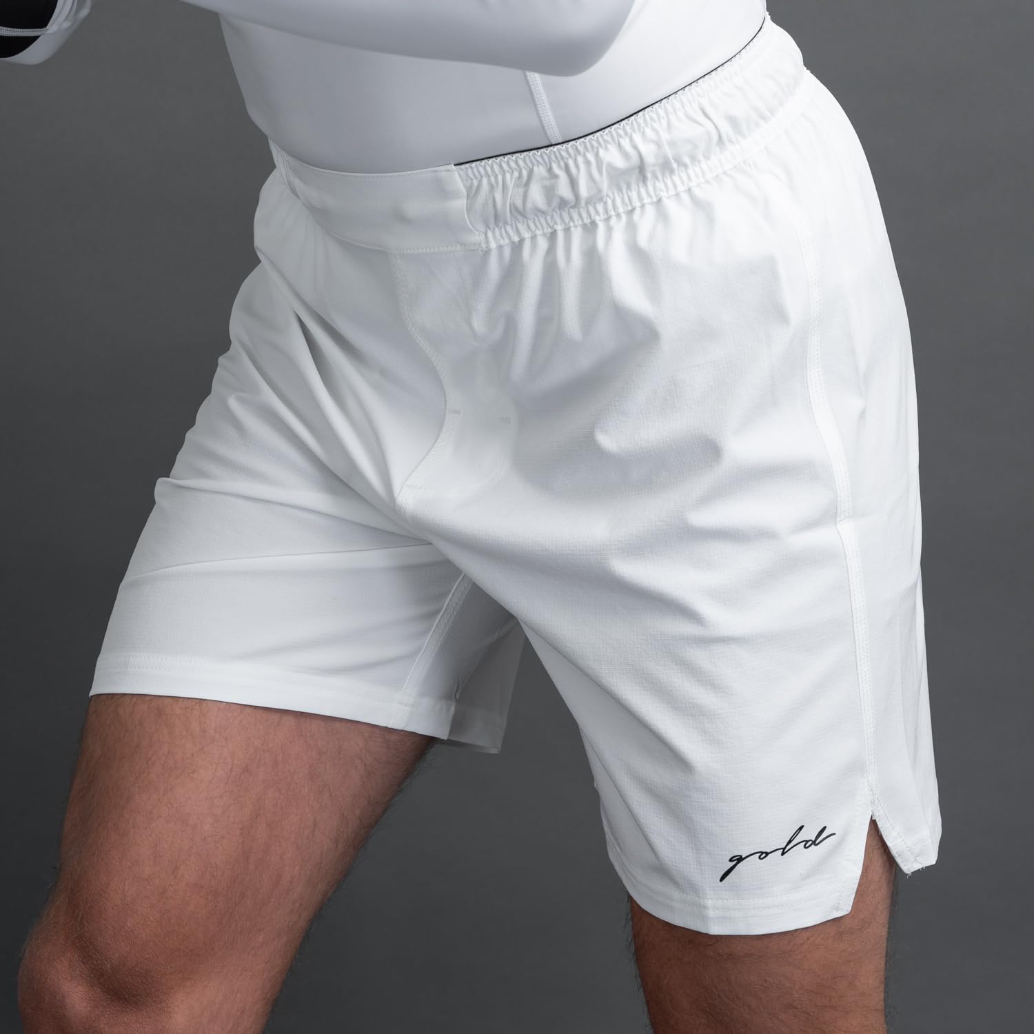 Gold BJJ Airflex Jiu Jitsu Shorts - Fight Short for No Gi, Wrestling, MMA & Boxing