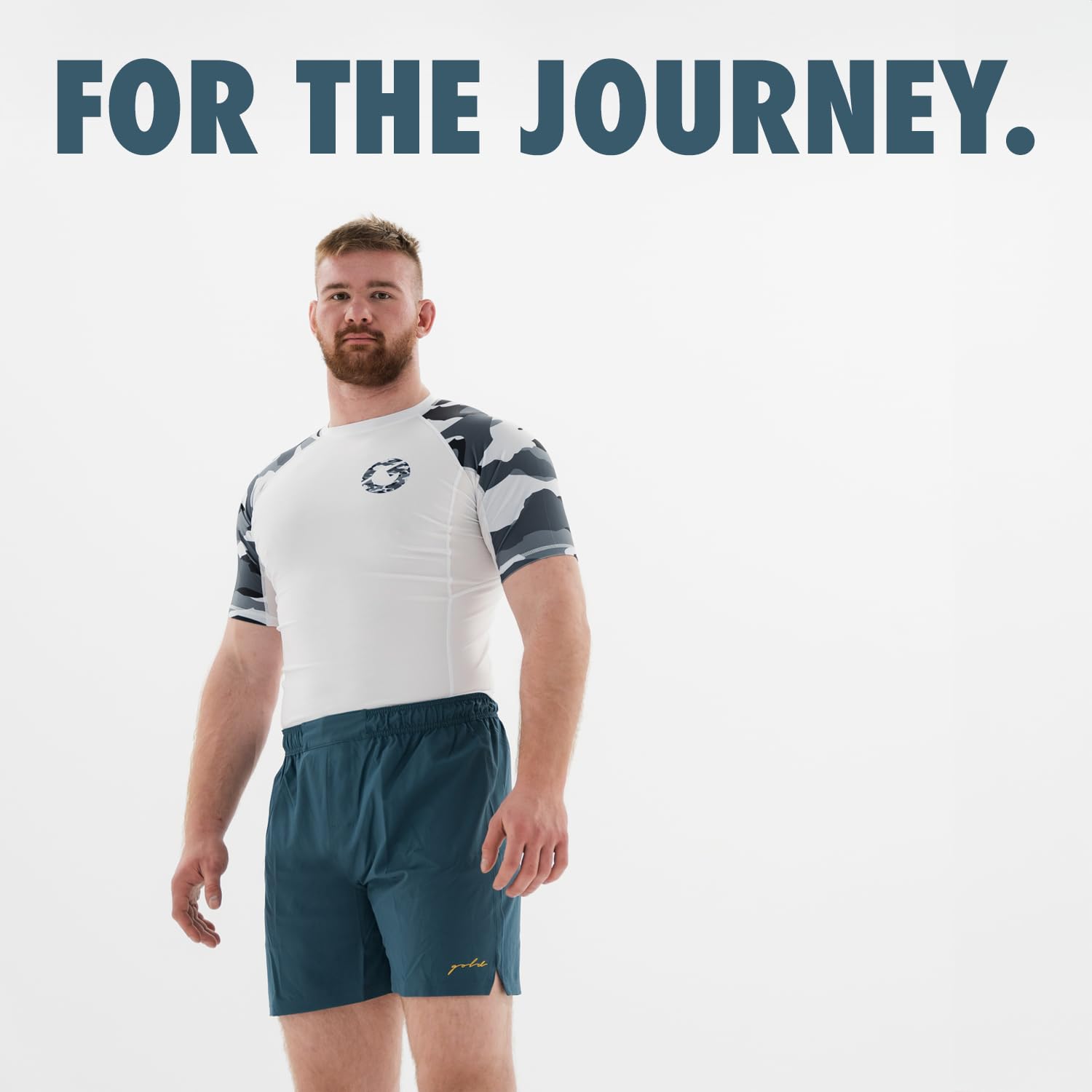 Gold BJJ Airflex Jiu Jitsu Shorts - Fight Short for No Gi, Wrestling, MMA & Boxing