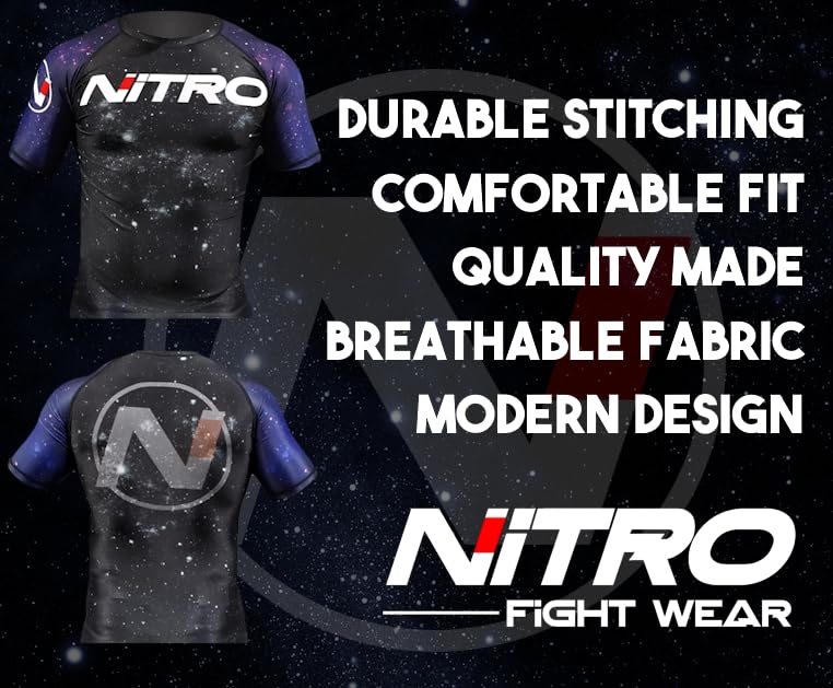 Brazilian Jiu Jitsu Rash Guard - MMA Rashguard Grappling BJJ Compression Shirt