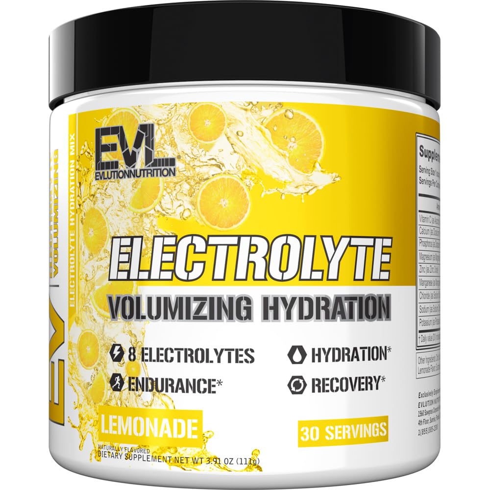 Evlution Ultimate Electrolytes Powder Hydration Drink - Quick Replenishing Hydration Powder Drink Mix with 8 Key Electrolytes and Antioxidants - Vegan Gluten Free Keto Friendly Blend (Berry Splash)