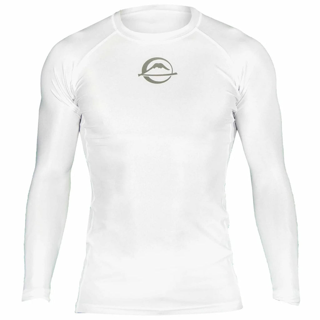 FUJI Baseline Ranked Long Sleeve Jiu Jitsu Rashguard, BJJ Rashguard for Men and Women