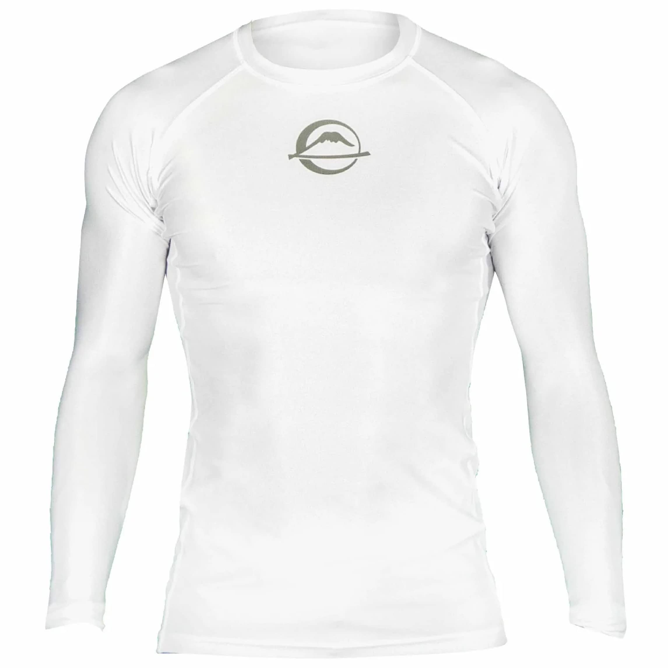 FUJI Baseline Ranked Long Sleeve Jiu Jitsu Rashguard, BJJ Rashguard for Men and Women