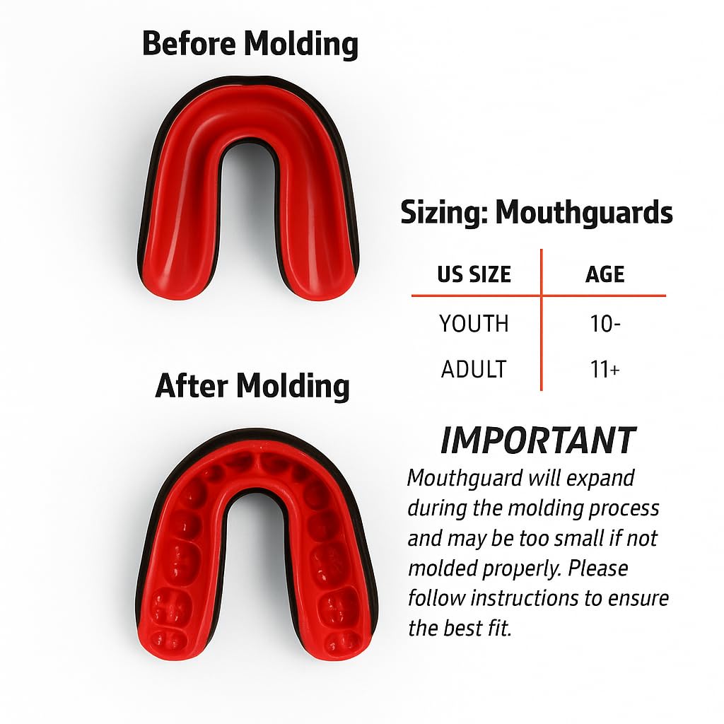 Venum Challenger Mouthguard - Red/Black