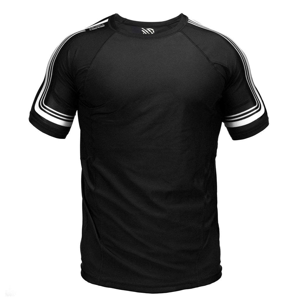 Sanabul Core Short Sleeve Jiu Jitsu Rash Guard MMA BJJ Wrestling Shirt Grappling