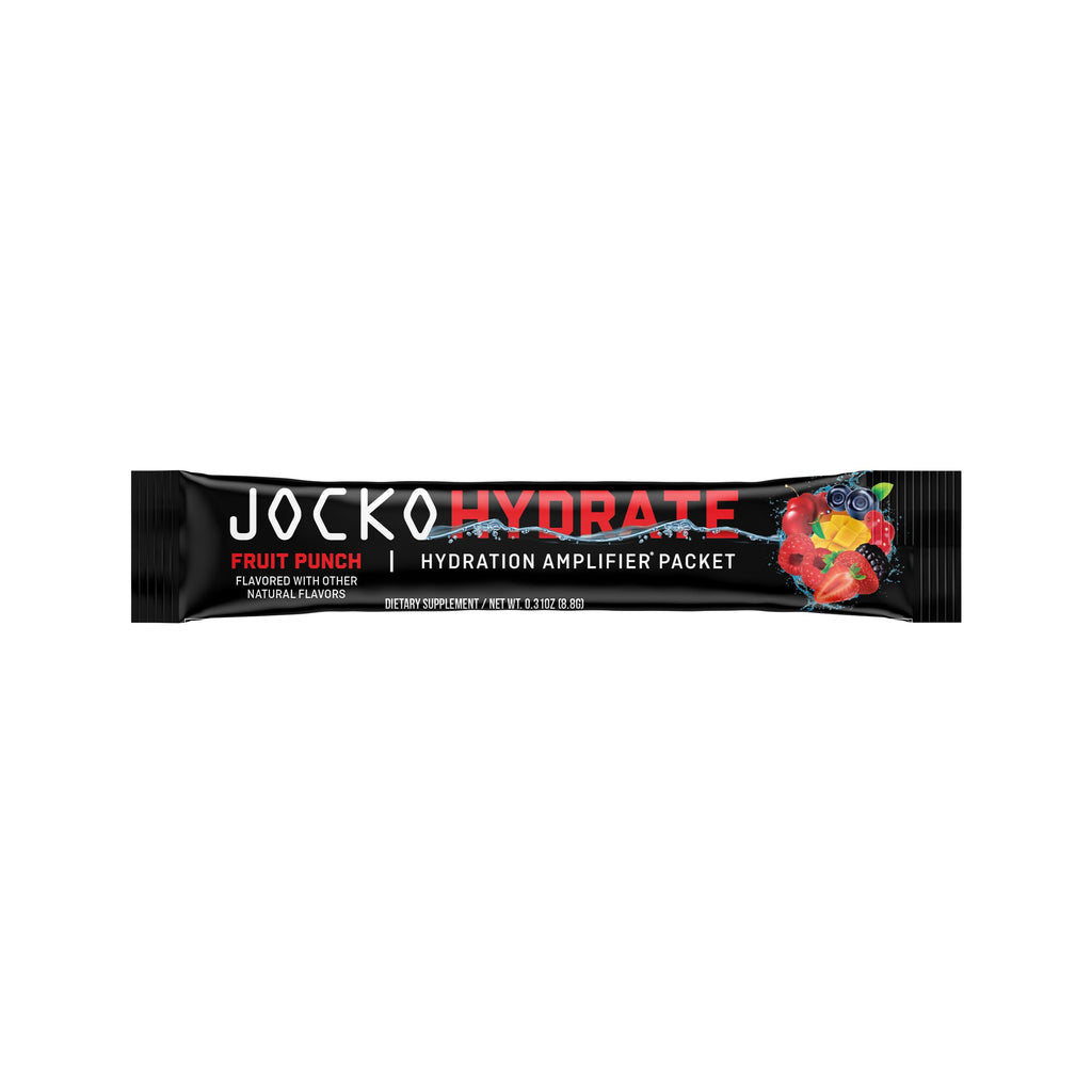 Jocko Fuel Packets Low Sugar - Hydration Amplifier Packets for Recovery, Dehydration, & Exercise - with Vitamins B6, B12 & C (16 Packets) Lemon Lime