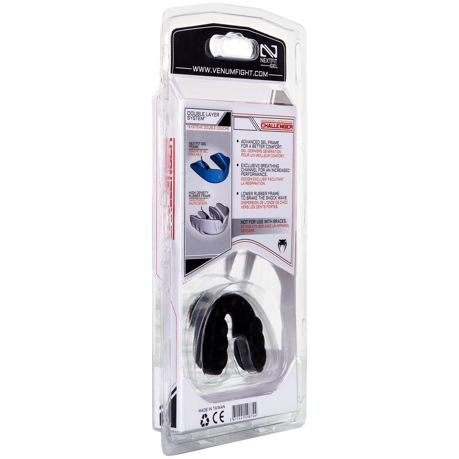 Venum Challenger Mouthguard - Red/Black