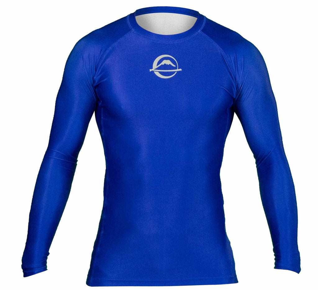 FUJI Baseline Ranked Long Sleeve Jiu Jitsu Rashguard, BJJ Rashguard for Men and Women