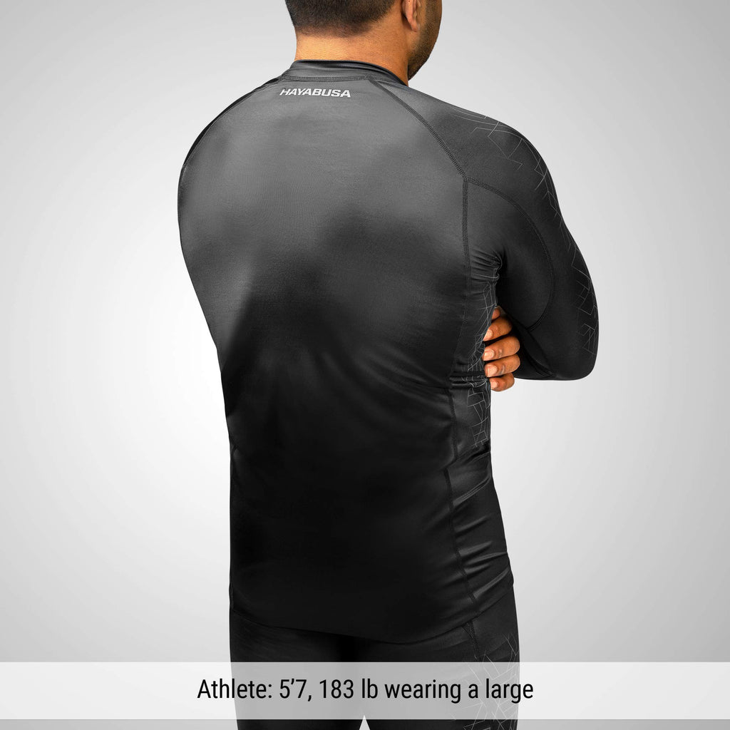 Hayabusa Geo Long Sleeve Jiu Jitsu Rashguard