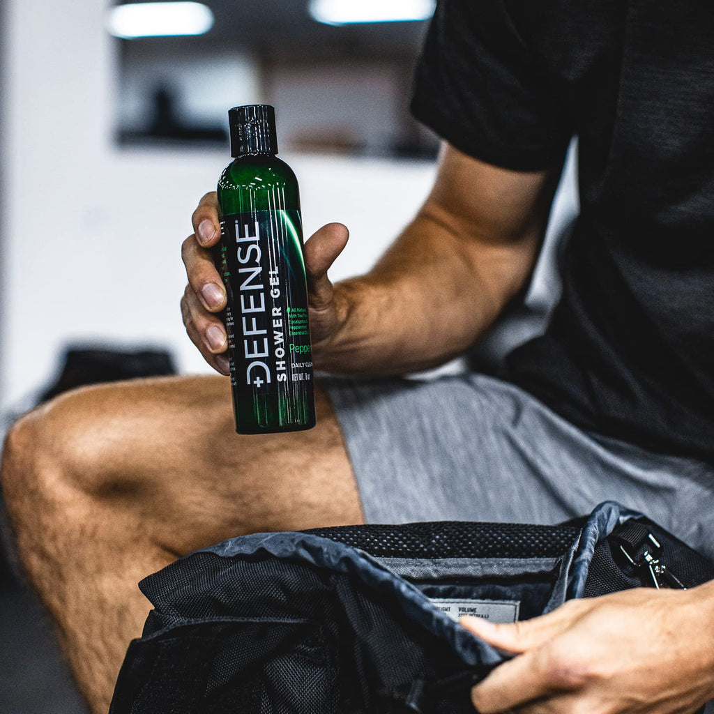 Defense Soap Tea Tree Body Wash | All Natural Organic Shower Soap for Athletes | Odor Control & Skin Fungal Protection for Sports, Post Workout & Recovery - 32 oz