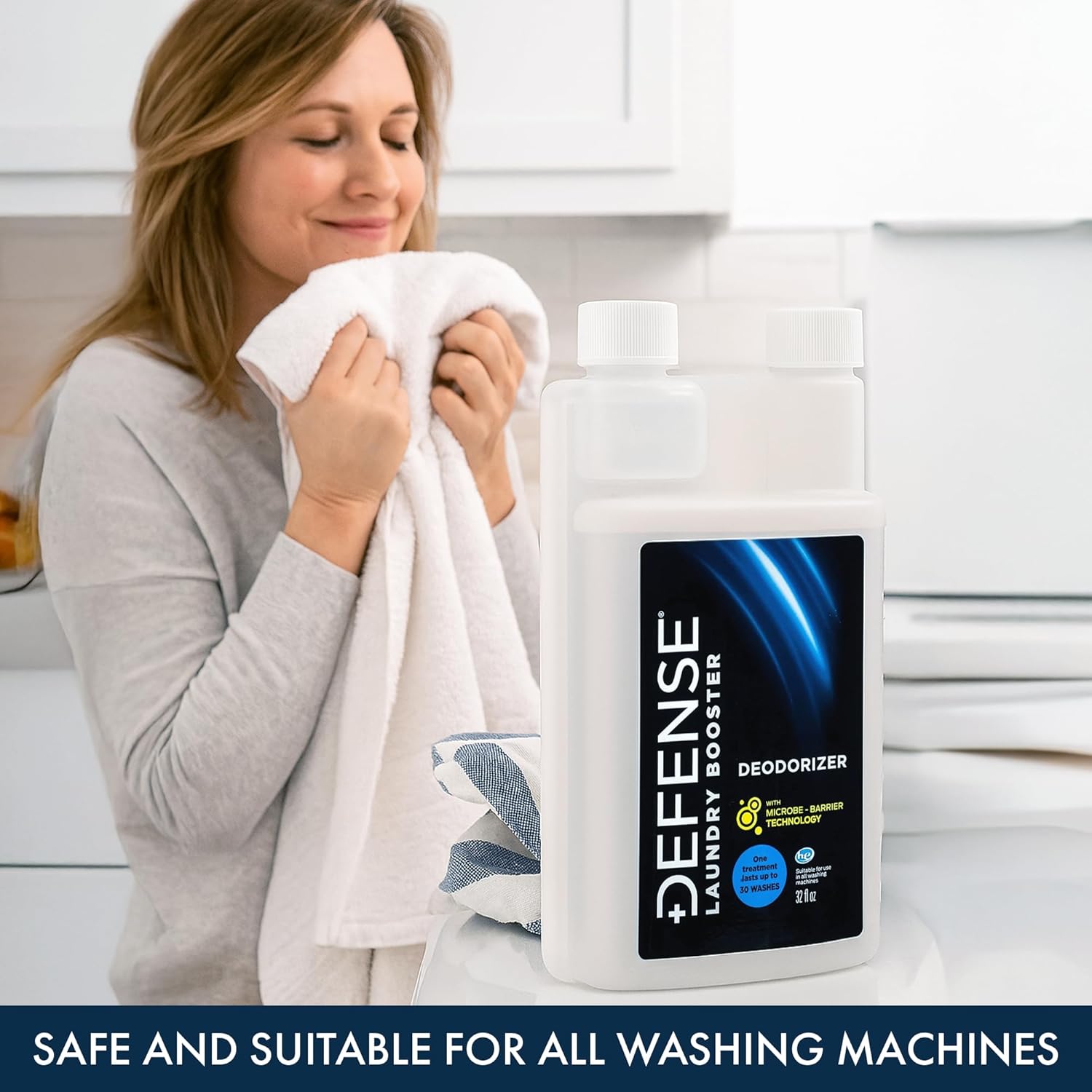 Defense Soap Laundry Additive Deodorizer | Protects Wrestling Jiu Jitsu Bjj Gi Activewear Fabrics from Stains and Odors, 32 Fl Oz