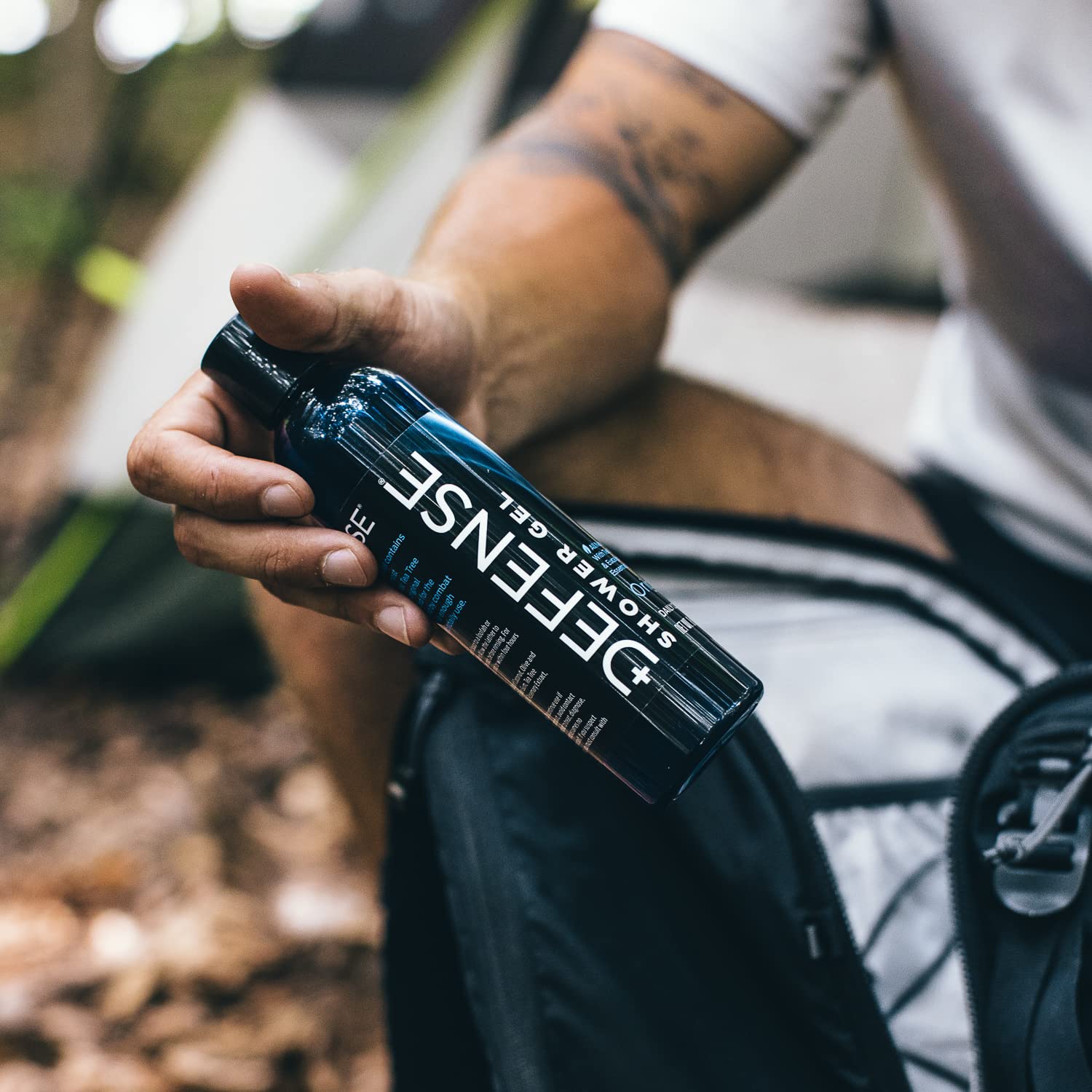 Defense Soap Tea Tree Body Wash | All Natural Organic Shower Soap for Athletes | Odor Control & Skin Fungal Protection for Sports, Post Workout & Recovery - 32 oz