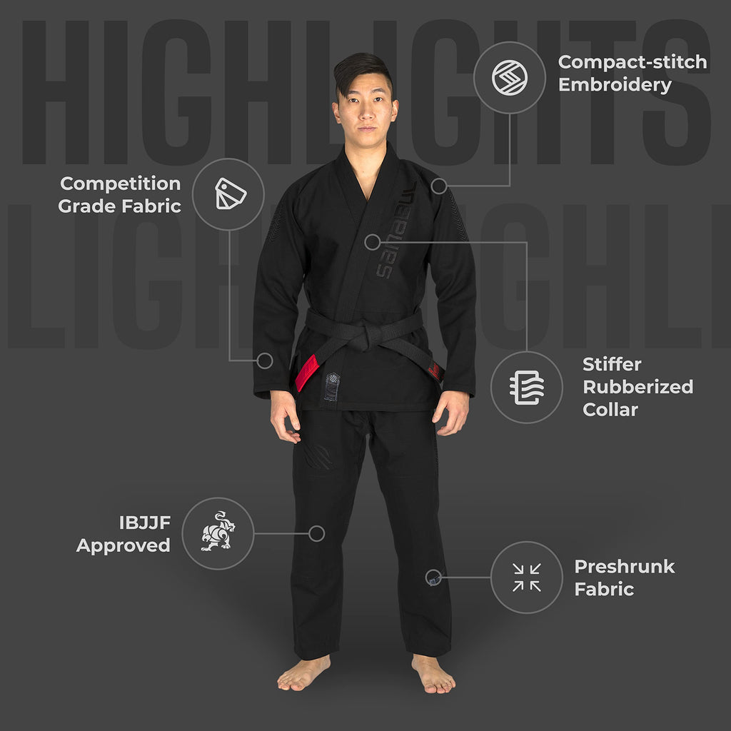 Sanabul Highlights Pro Brazilian Jiu Jitsu Gi Premium BJJ Gi IBJJF Competition
