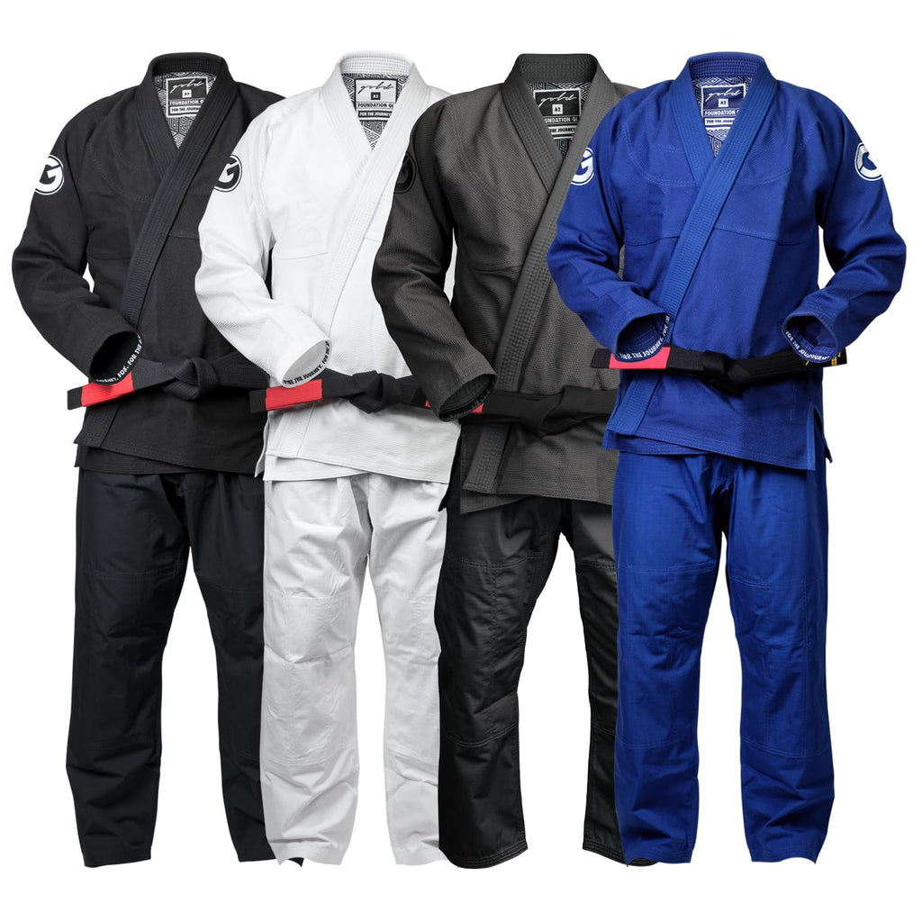 Gold BJJ Foundation Gi - Pearl Weave Jiu Jitsu Gi for Men and Women - IBJJF Competition Legal BJJ Gi