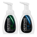 Defense Liquid Foaming Face & Hand Soap 7.5 Fl Oz with Tea Tree, Eucalyptus, Jojoba, Aloe Vera, Olive & Coconut Oils