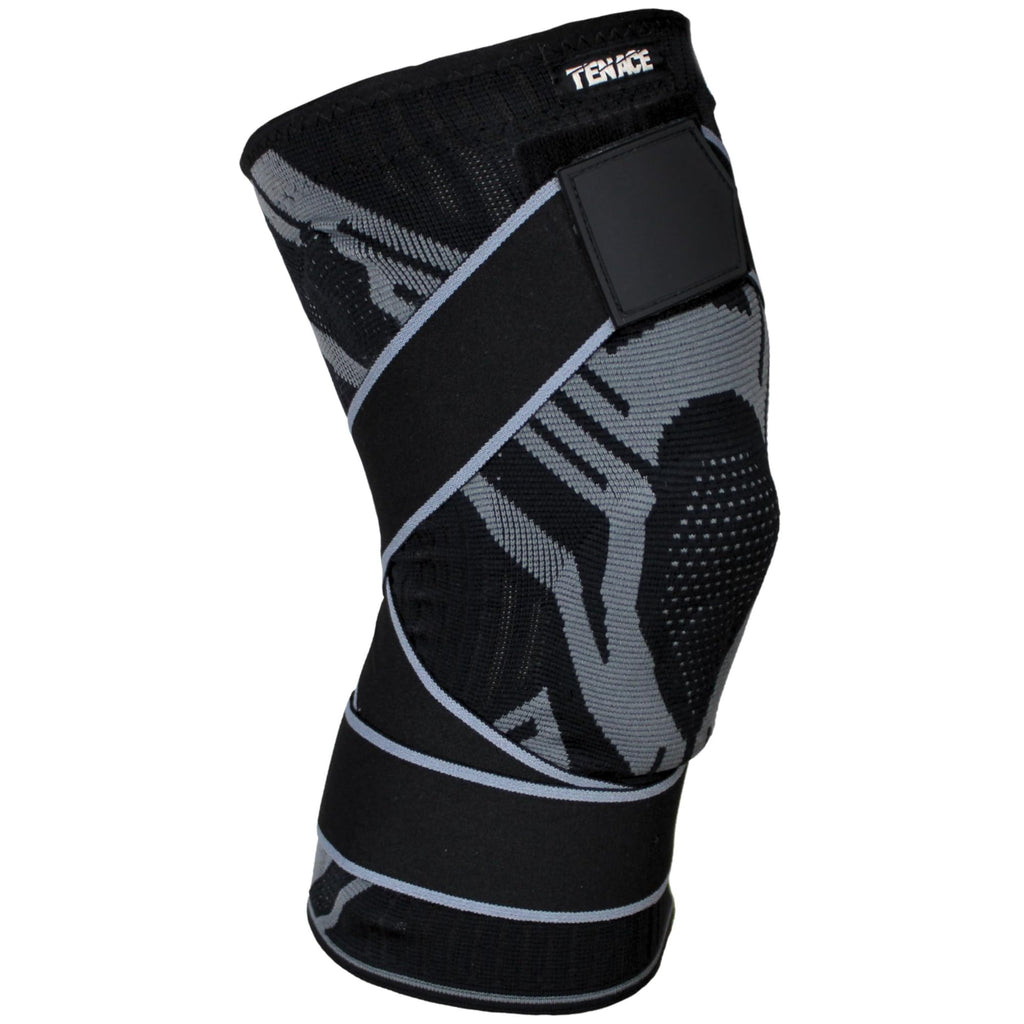 Tenace BJJ Knee Brace Grappling - Compression Knee Pad for Jiu Jitsu, MMA, Muay Thai, Wrestling, Judo - High Durability and Performance Unisex (Medium)