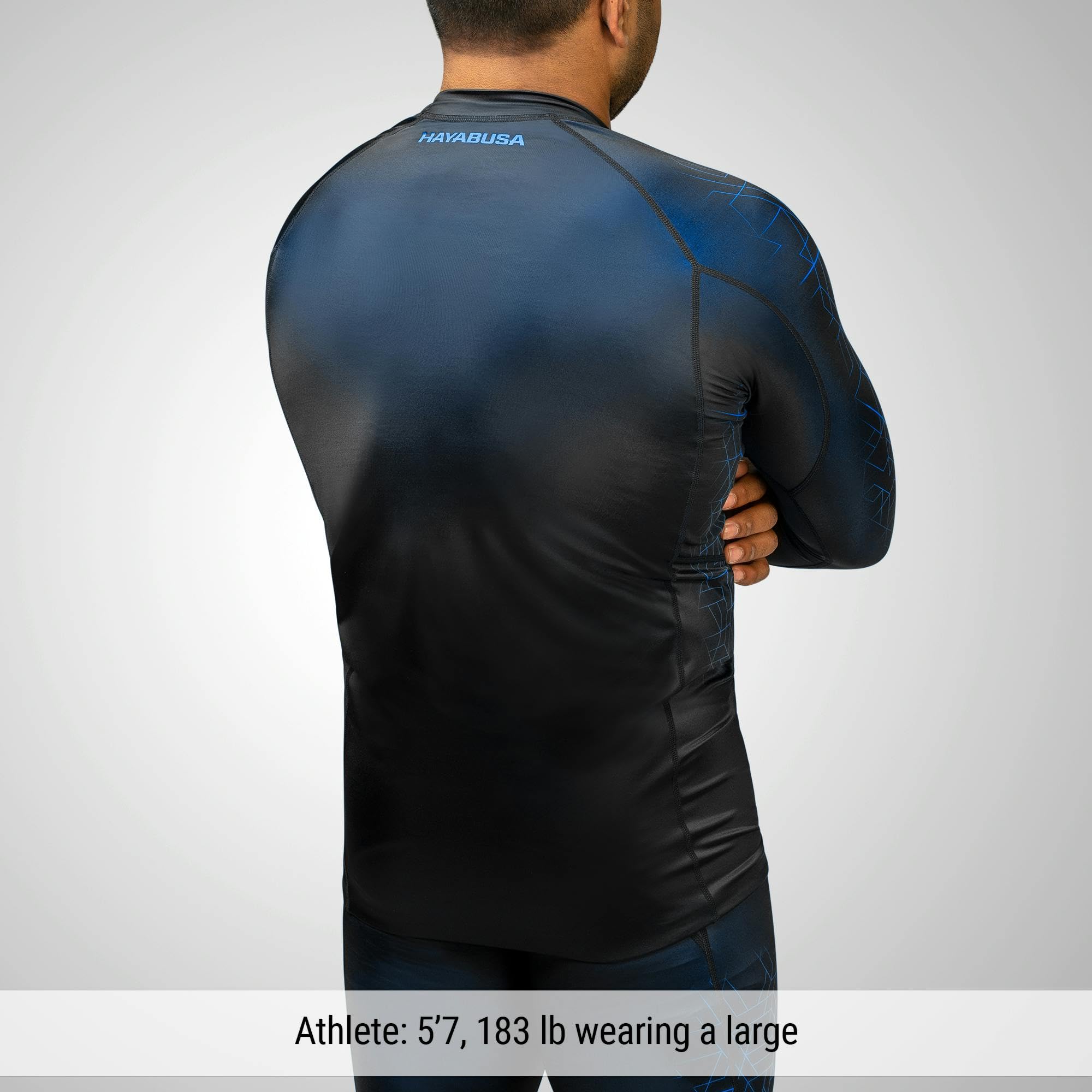 Hayabusa Geo Long Sleeve Jiu Jitsu Rashguard