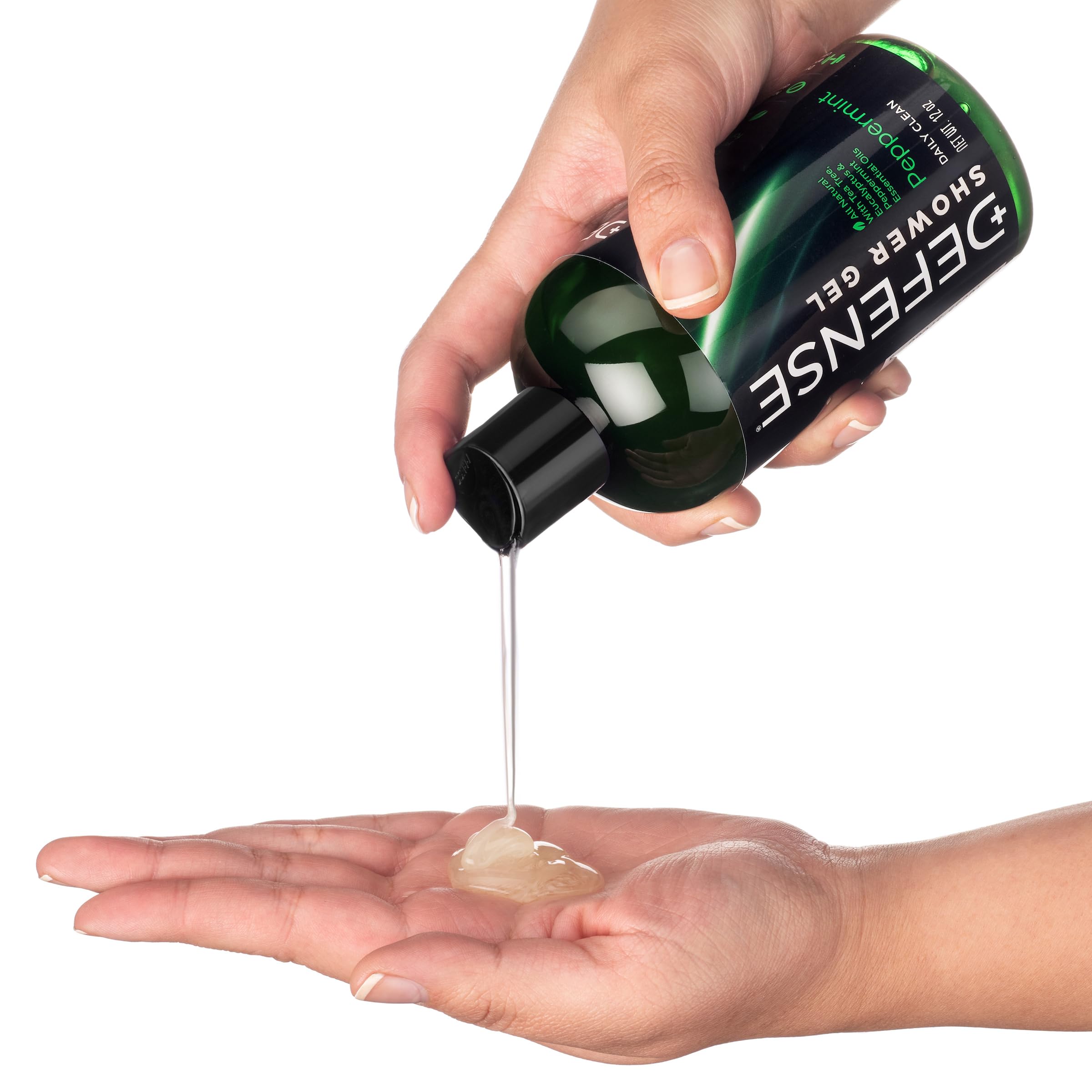 Defense Soap Tea Tree Body Wash | All Natural Organic Shower Soap for Athletes | Odor Control & Skin Fungal Protection for Sports, Post Workout & Recovery - 32 oz