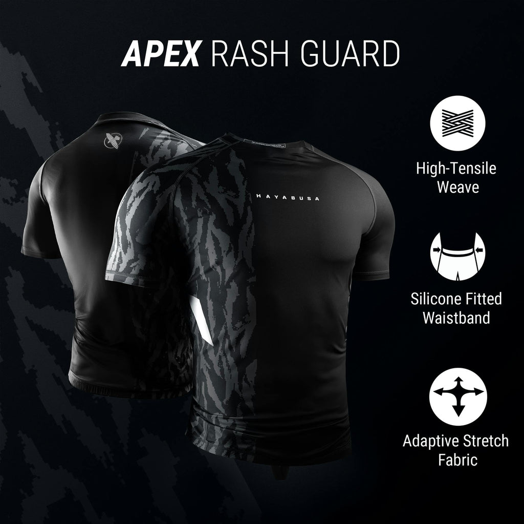 Hayabusa Apex Rash Guard for Men Short Sleeve