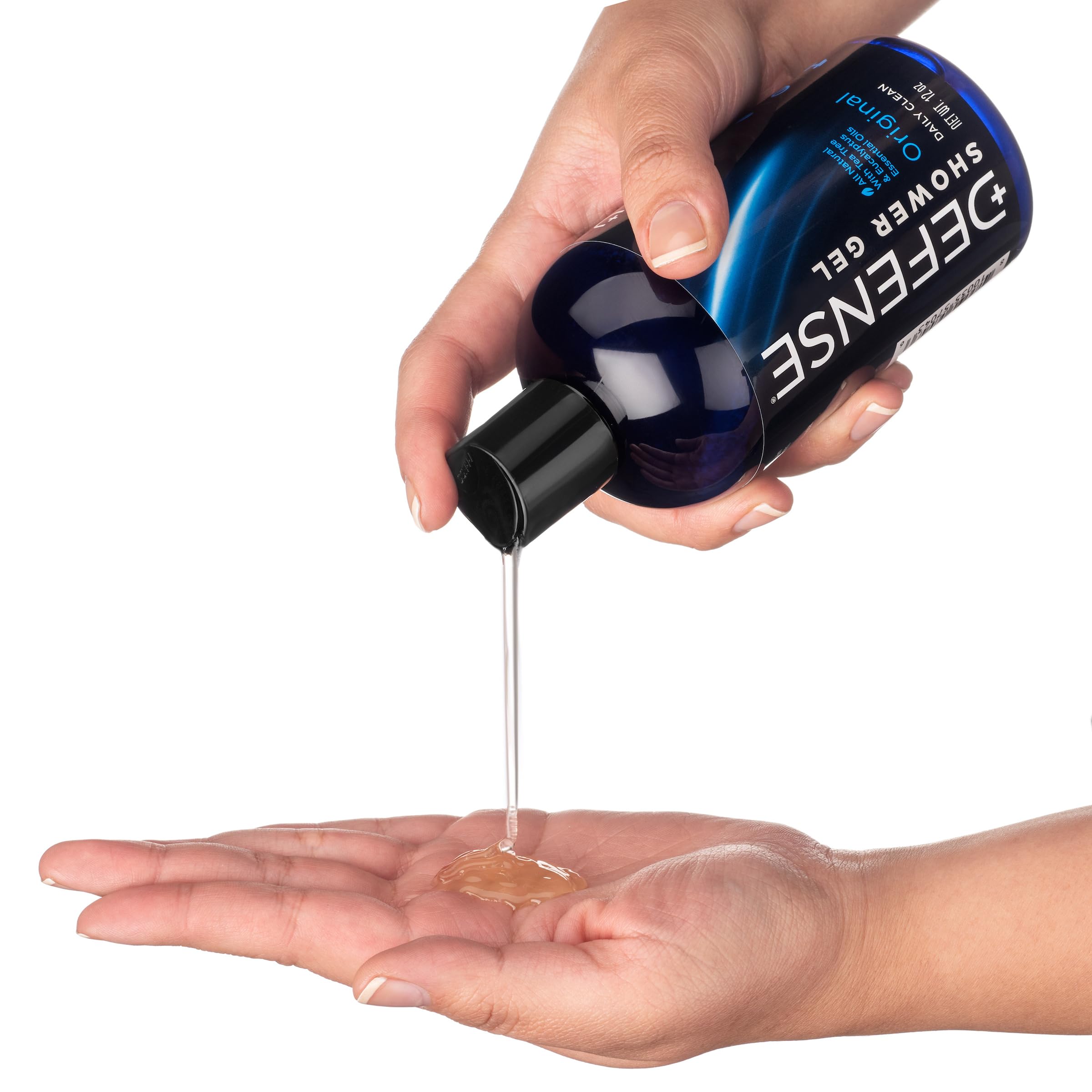 Defense Soap Tea Tree Body Wash | All Natural Organic Shower Soap for Athletes | Odor Control & Skin Fungal Protection for Sports, Post Workout & Recovery - 32 oz